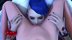 Tattooed Nerd and Petite Girl Reach Orgasm Through Emotional Lesbian Stargazing