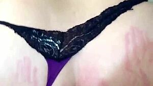 Latina enjoys her big red ass in doggystyle and bent over positions