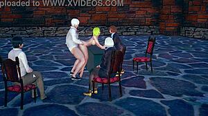 Secretary Feels Intense Pleasure As Boss Takes Her From Behind