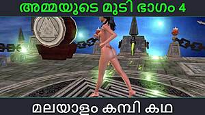 Want to hear sex with stepmom? Malayalam audio story in 3D hentai style