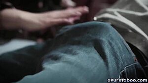 Lucas Frost Makes Him Suck His Big Cock!