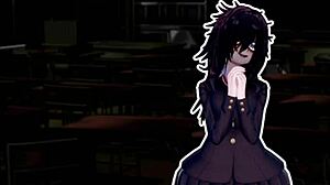 Creampie in Busty Blonde and Hot Goth at Same Time - Breedtown Part 2.