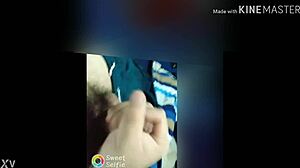 Intense masturbation leading to powerful orgasm