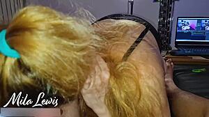 i messed up and gave a pov bj in sexy black lingerie to my horny husband