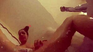 Just me shaving my pussy underwater with a close-up view.