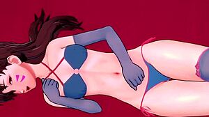 Dva In Bikini And Socks Prepares For Intense Fucking In Love Hotel