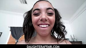 So hot! Tiny black teen Zerella Skies in POV! 🔥