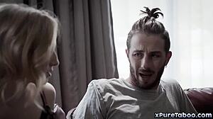 Lucas Frost Makes Him Suck His Big Cock!