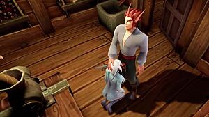 Elf Fucks Night Elf Blindfolded In Kitchen