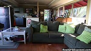 Savannah Rips Clothes During Yoga Masturbation, Cumming Multiple Times