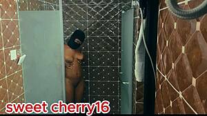 lonely african girl warms pussy