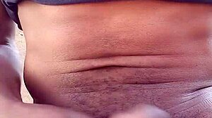 Intense Outdoor Handjob On Massive BBC With Moans