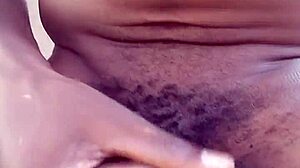 Intense Outdoor Handjob On Massive BBC With Moans