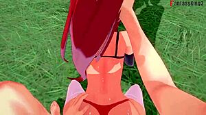 wait, yoko littner is having sex with ahegao face?