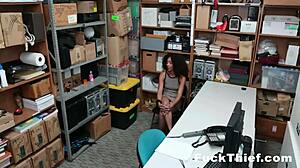 Ebony teen gets caught with five finger discount by police