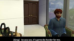 Девушка по соседству в дикой секс-марафоне с кремпаем!