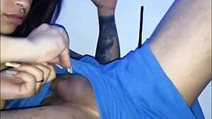 This Young Latina Gives The Best Deepthroat Blowjob To A Monster Cock.