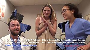 Alexandria Riley aqui, virando cobaia para pesquisa de orgasmo inc com doutor Tampa em estudo hospitalar na Flórida