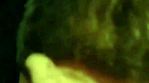 Boldly licking wife's cum from her wet pussy