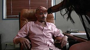 French cutie feels overwhelmed by two monster cocks.