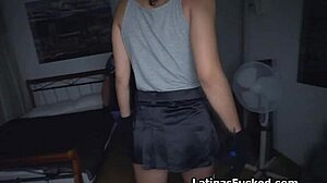 Latina sucks cock after breaking into house