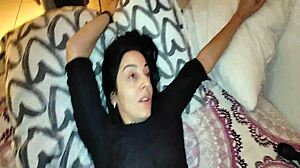 horny nympho bent over for doggystyle fucking.