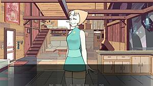 Enjoying beach day with gem blasting action