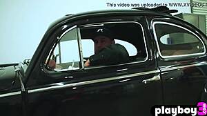 Perfect Brunette Alexandra Tyler Poses Outdoors