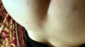 deep stroking his wife's ass interracial style