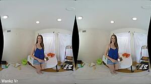 Jillian Janson feels intense pleasure in POV assfucking