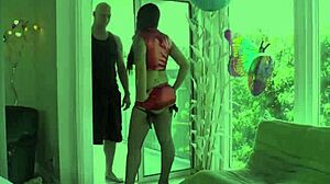 Dominating Babe Takes Control Pegging Her Submissive Slave