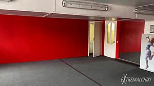 twinks are having blowjob in public outdoor spot