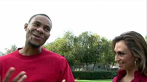 Claudia Valentine Teasing Big Black Cock In City