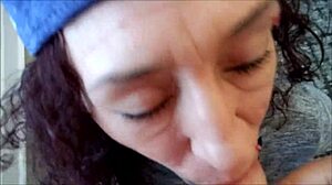 Zoe Ellis, the skinny milf slut, performs oral in pov all-stars, sucking until cumshot facial and swallow!