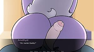 Enjoying beach day with gem blasting action