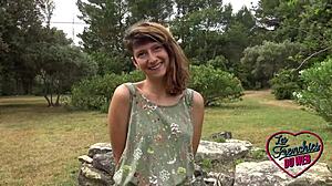 melany fucks a guy outdoors too