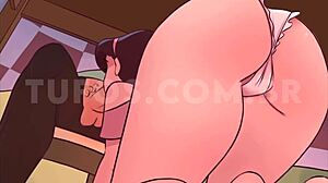 morning surprise in the kitchen with unexpected intimacy