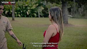 Bitchy latina boss annie marin gets fucked