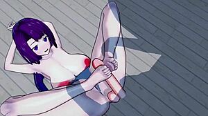 3D Hentai Girl With Big Ass And Tits Rides Huge Cock To Cum