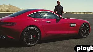 Perfect Brunette Alexandra Tyler Poses Outdoors