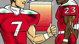 Two Blondes Bet on Big Black Cock