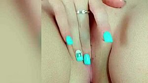 young hana mour shows off tight virgin pussy in solo homemade clip