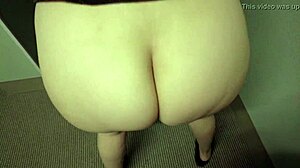 she was trolling the hotel, being naughty, and almost got caught sucking