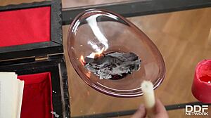 nesty and lucy dominate this submissive stud