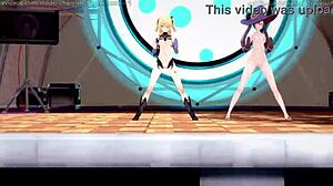 Genshin Impact MMD Kesha Timber with Characters