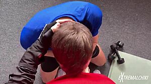 twinks are having blowjob in public outdoor spot