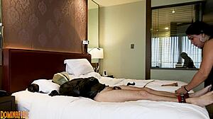 Dominafire Facesits and Edges Bound German Slave