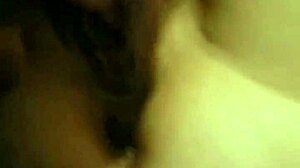 Boldly licking wife's cum from her wet pussy