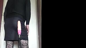 I would explore insertion with shy amateurs in stockings