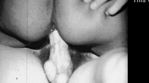 Very Rare Vintage Interracial Threesome: Antique Passion Meets Modern Desires